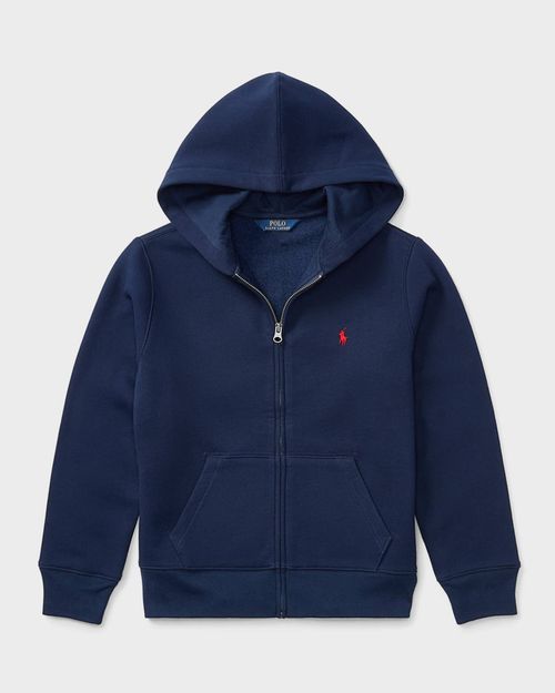 Boy's Knitted Fleece Hoodie, Size S-XL