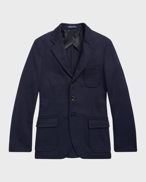Boy's Tailored Interlock Sport Coat