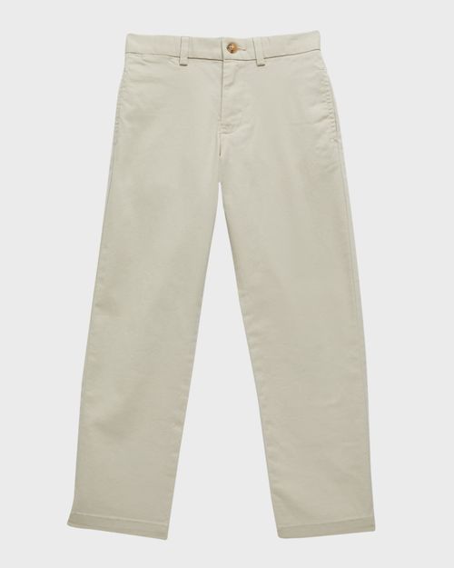 Boy's Flat Front Chino Pants, Size 2T-7