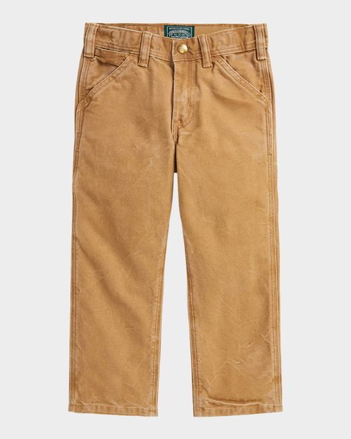 Boy's Canvas Utility Pants W/ Archival Patch, Size 8-20