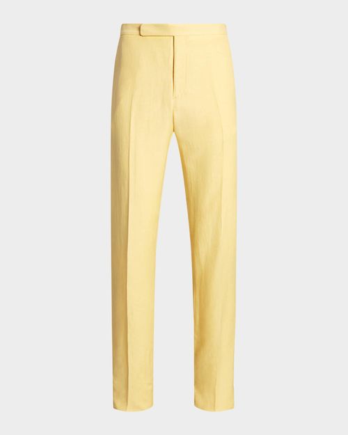 Men's Gregory Luxe Tussah Silk and Linen Trousers
