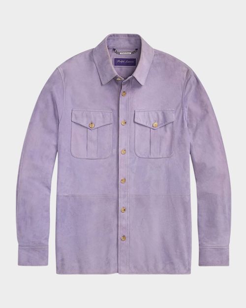 Men's Barron Suede Overshirt