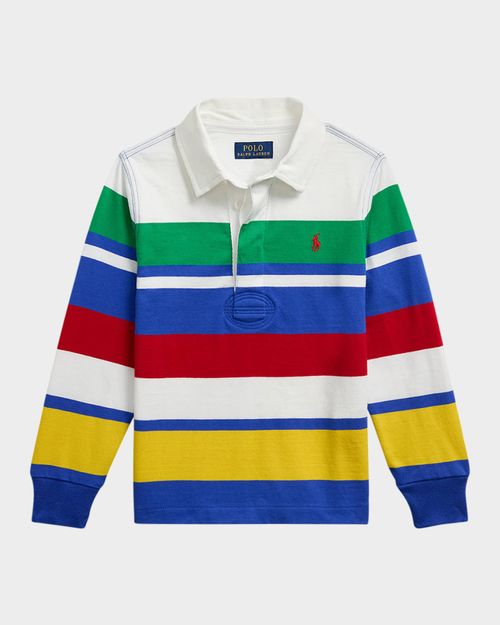 Boy's Striped Rugby Shirt