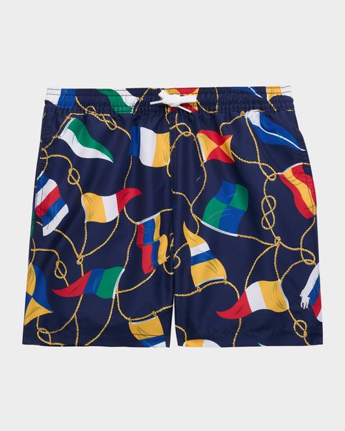 Boy's Recycled Polyester Traveler Swim Shorts