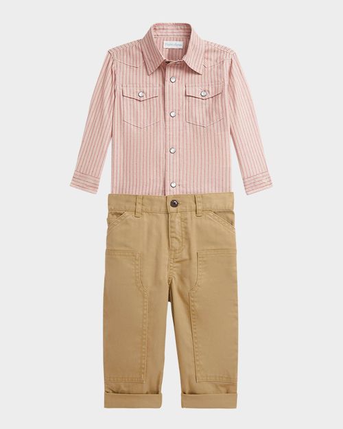 Boy's 1002 Western Pant Set, 9M-24M