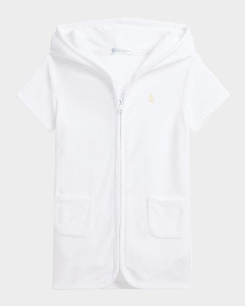 Boy's Terry Pony Embroidered Cover Up, Size 3M-24M