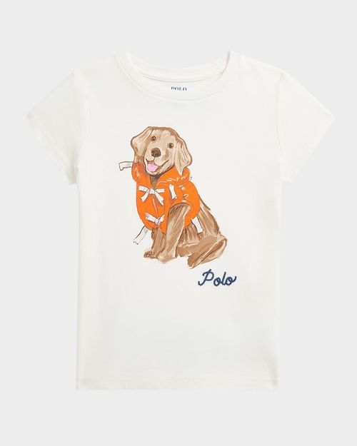 Girl's Dog Graphic T-Shirt