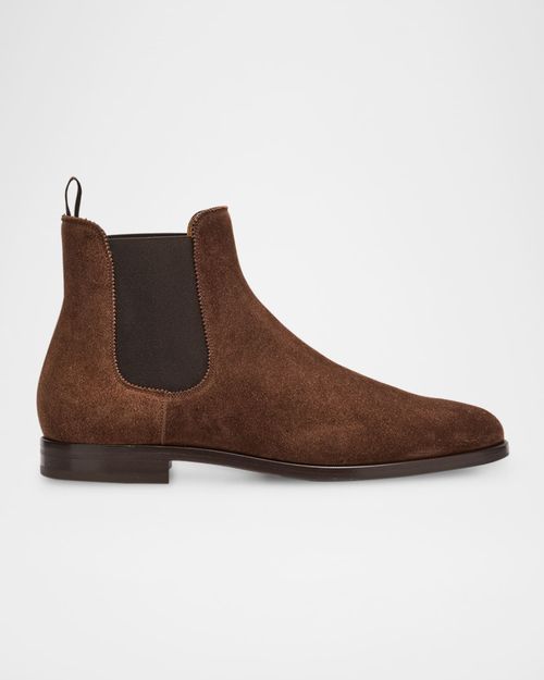 Men's Grantly Suede Mid-Cut Chelsea Boots