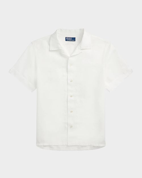 Men's Classic-Fit Linen Camp Shirt