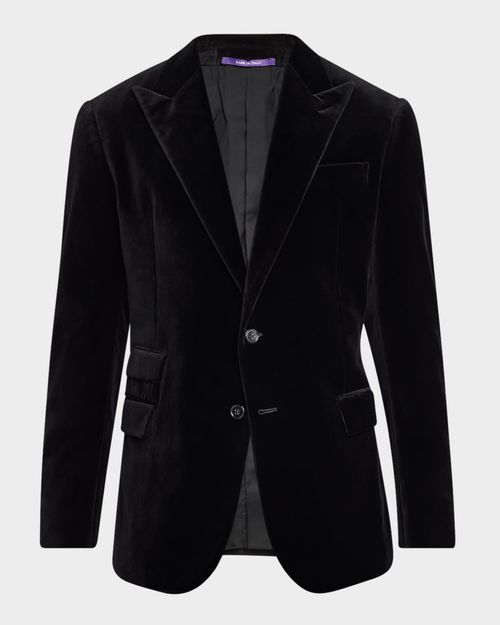 Men's Kent Hand-Tailored Velvet Dinner Jacket