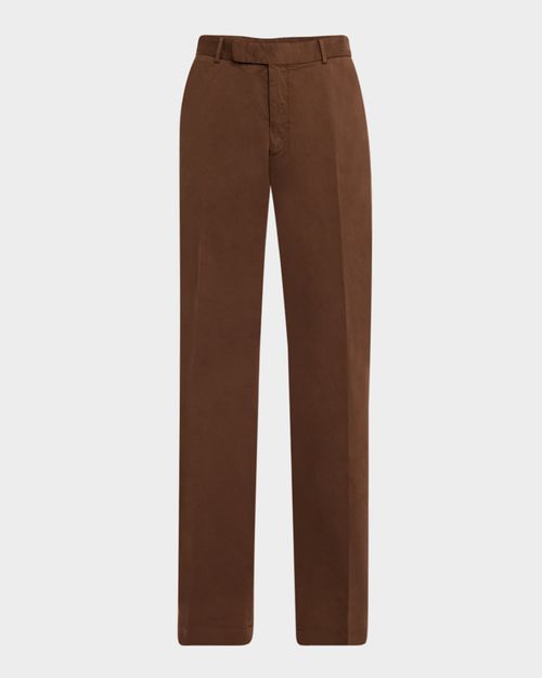 Men's Hand-Tailored Stretch Chino Trousers