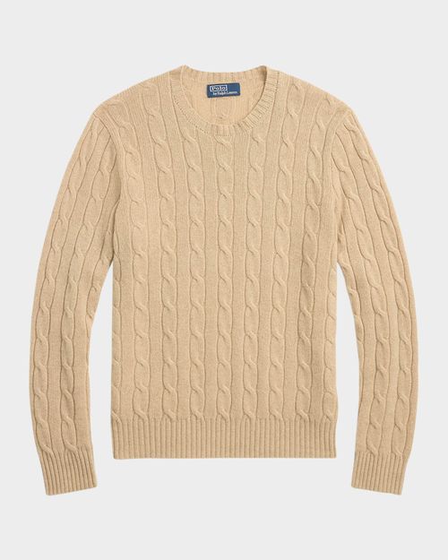 Men's The Iconic Cable-Knit Cashmere Sweater