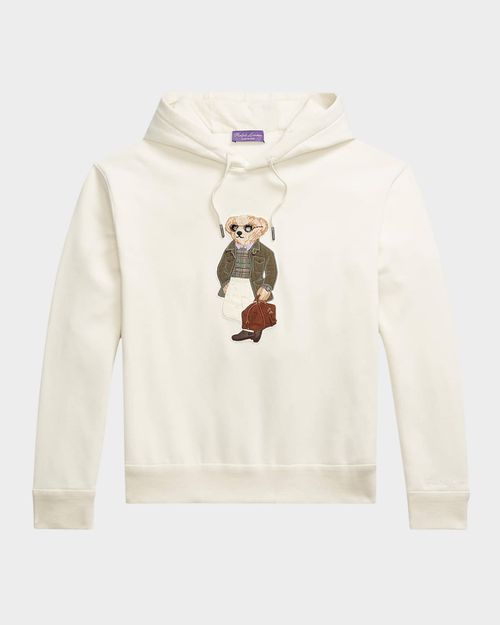 Men's Polo Bear Fleece Hoodie