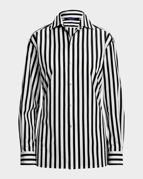 Capri Stripe Button-Down Shirt