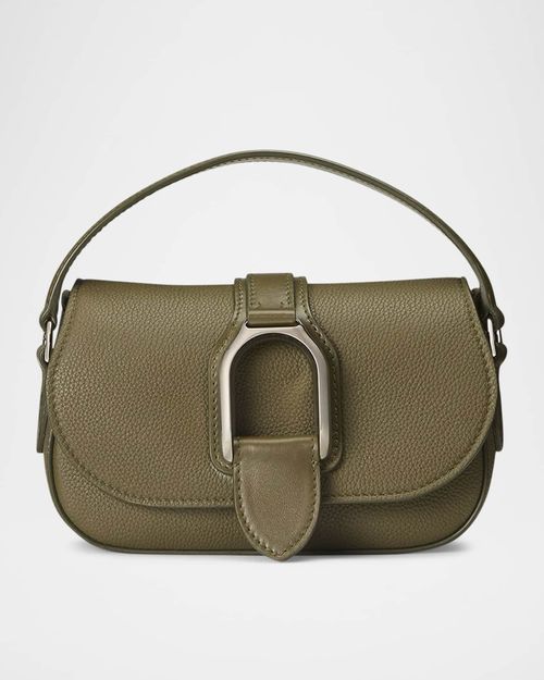 Welington Mini Flap Leather Wallet on Chain