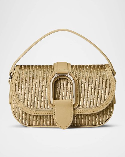 Welington Mini Beaded Wallet on Chain