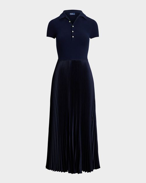 Polo Sweater-Bodice Dress