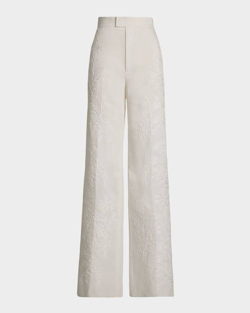 Dean Paisley Wide Leg Pants