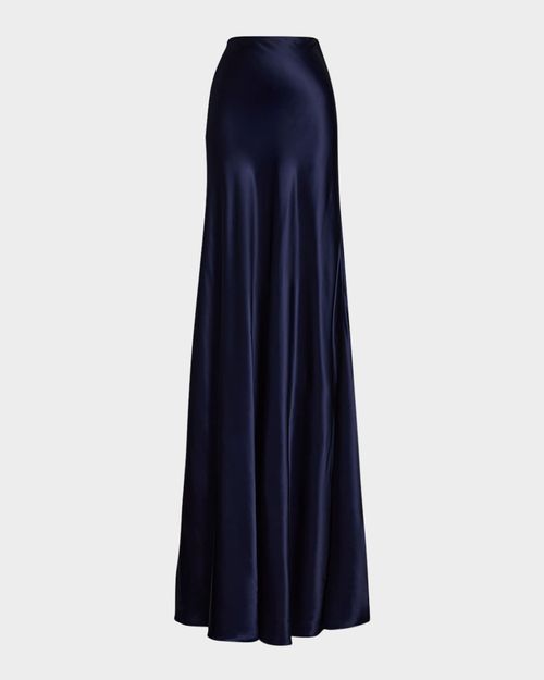 Masina Long Charmeuse Skirt