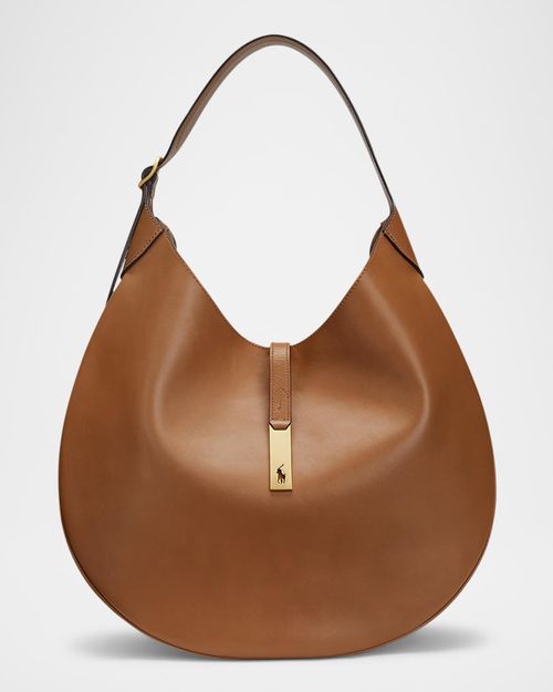 Polo ID Large Calfskin Shoulder Bag